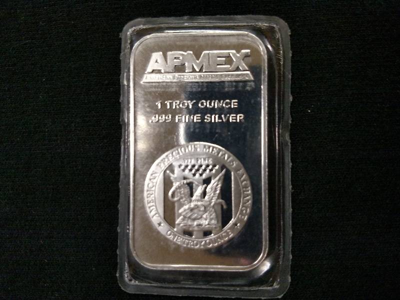 Apmex One Ounce .999 Silver Bar...