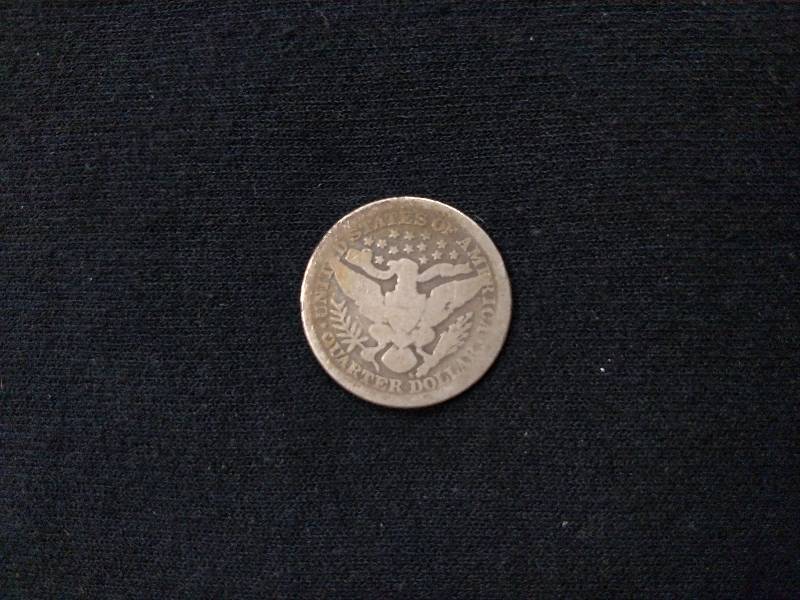 1895 S Barber Silver Quarter...