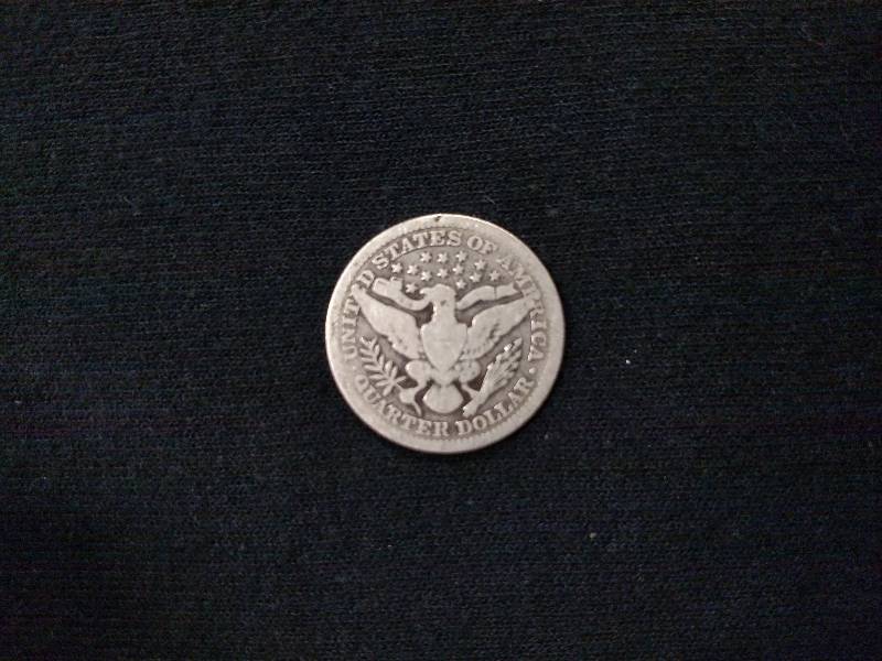 1904 Barber Silver Quarter...