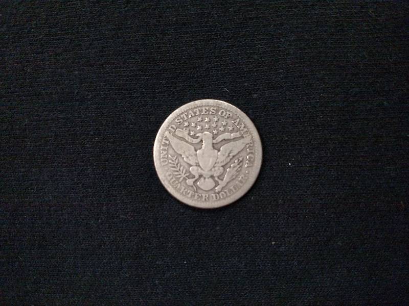 1907 Barber Silver Quarter...