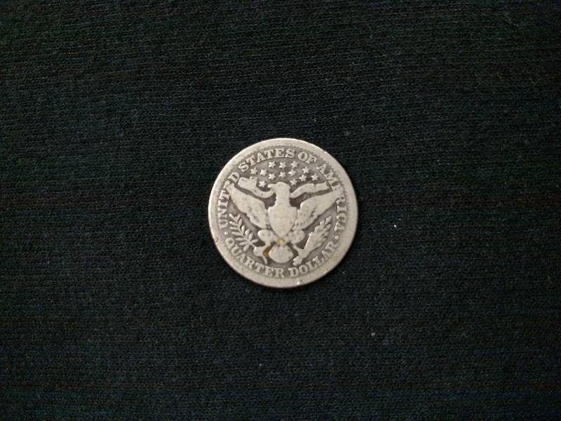 1909 Barber Silver Quarter...