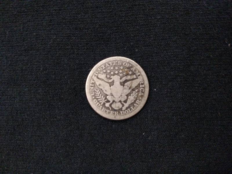 1910 Barber Silver Quarter...
