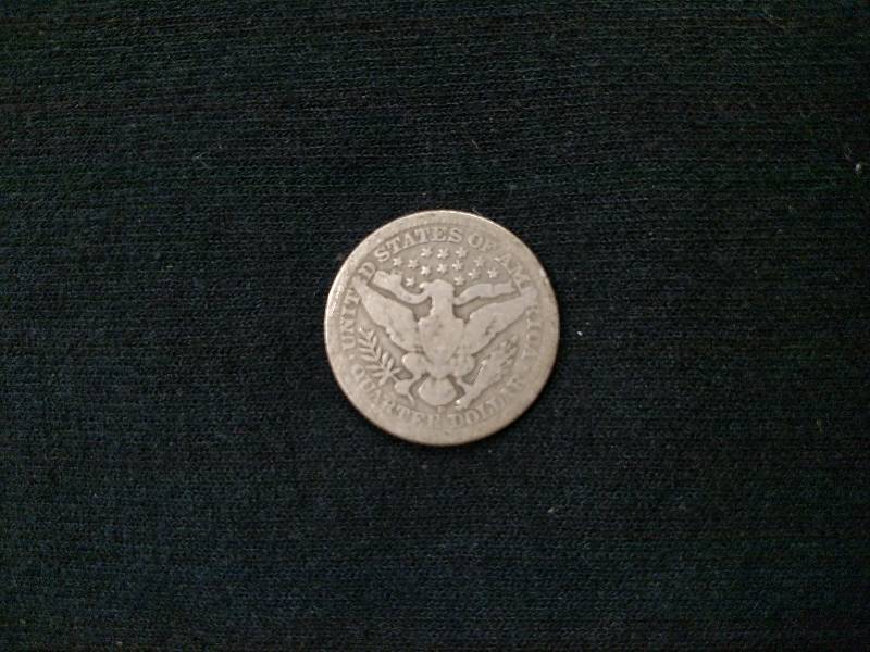 1914 D Barber Silver Quarter...
