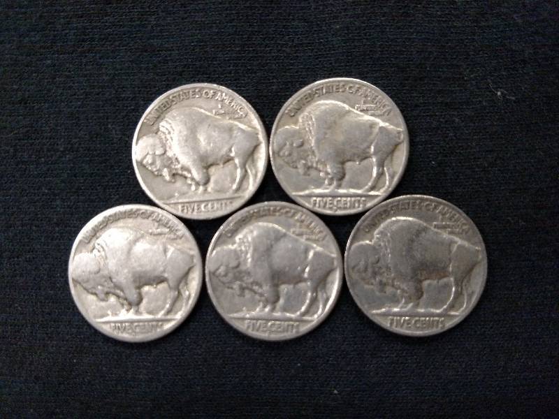 1925, 35, 36, 36, & 37 Buffalo Nick...