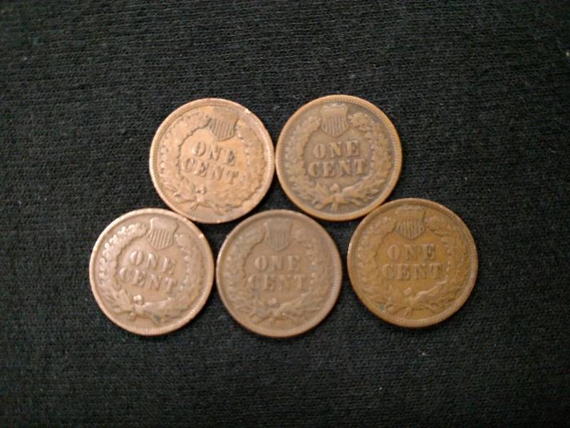 1904, 05, 06, 07, & 08 Indian Head ...