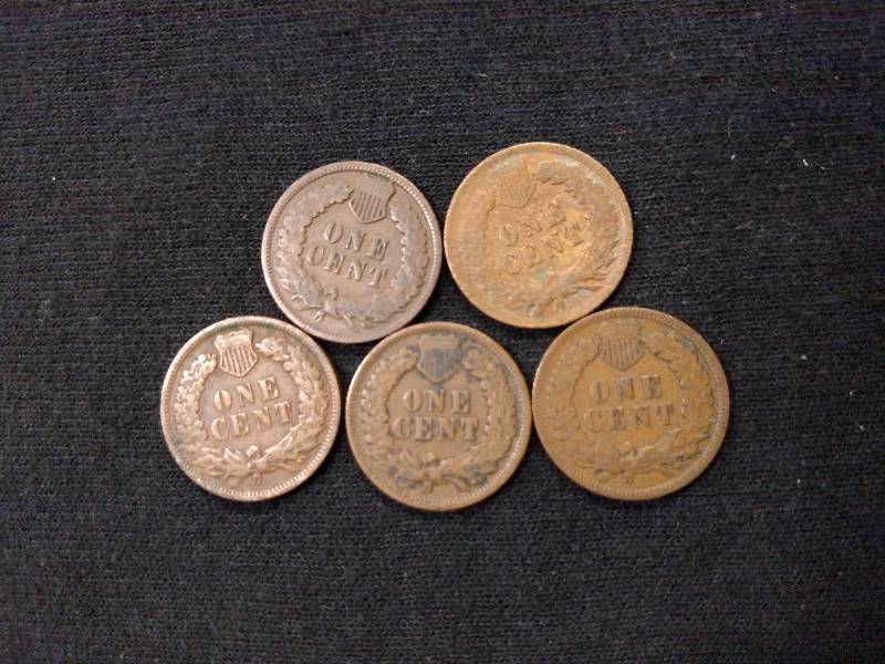 1901, 02, 03, 05, & 06 Indian Head ...