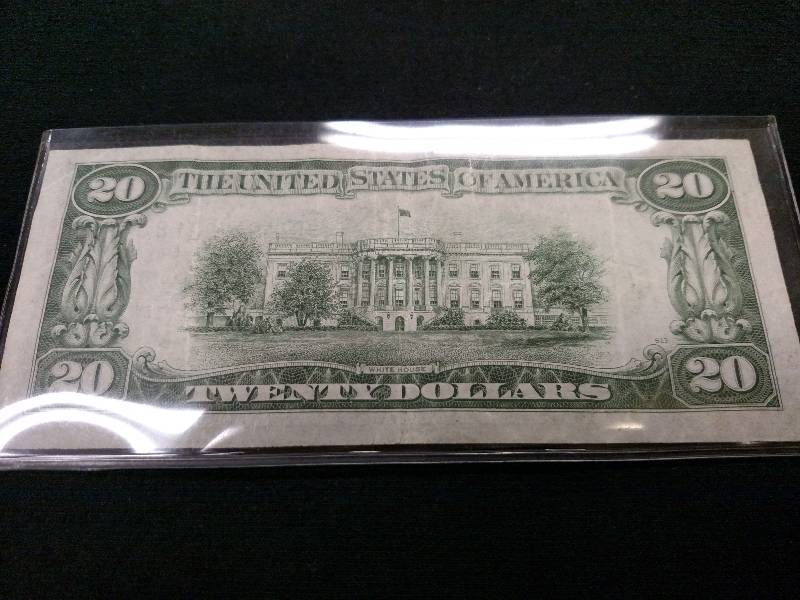 1934 B Twenty Dollar Federal Reserv...
