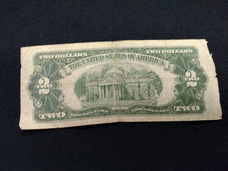 1953 Two Dollar Red Seal Note...