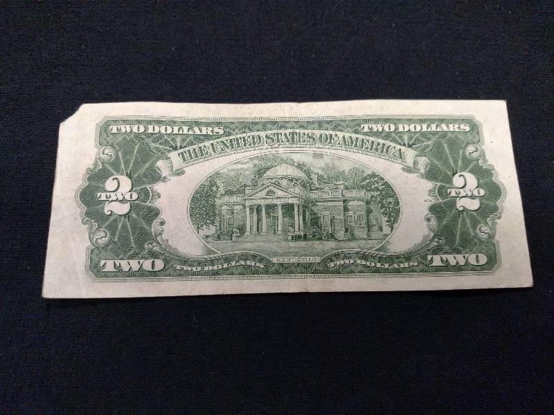 1953 A Two Dollar Red Seal Note...