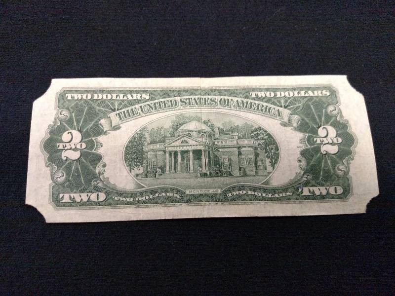 1953 B Two Dollar Red Seal Note...