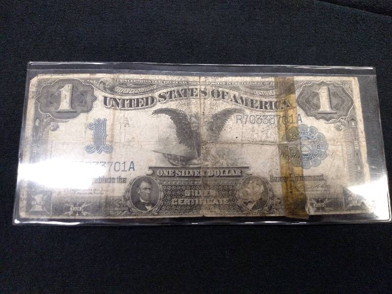 1899 Large Size Black Eagle One Dol...