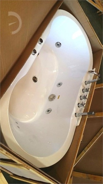lot 2 image: NEW PURE STEAM AND BATH NEW FREESTANDING MASSAGE BATHTUB WHIRLPOOL TMB037