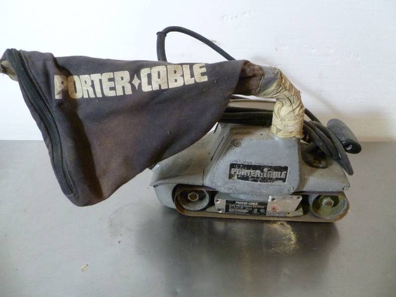 lot 64 image: Porter Cable Belt Sander