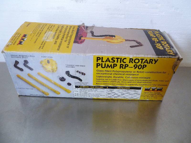 lot 73 image: NEW Plastic Rotary Pump