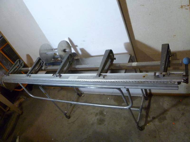 lot 103 image: Siding Brake With Material Roll Dispenser