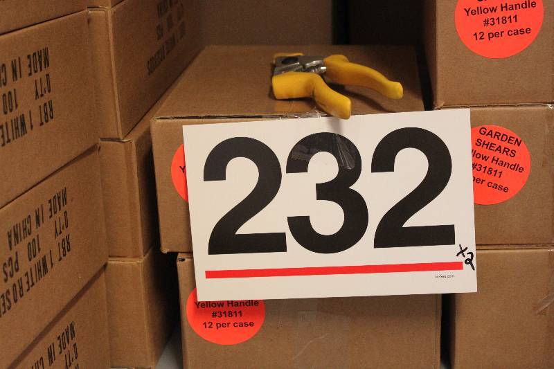 24 National Home Gardening Club Yellow Handle Garden Sheers