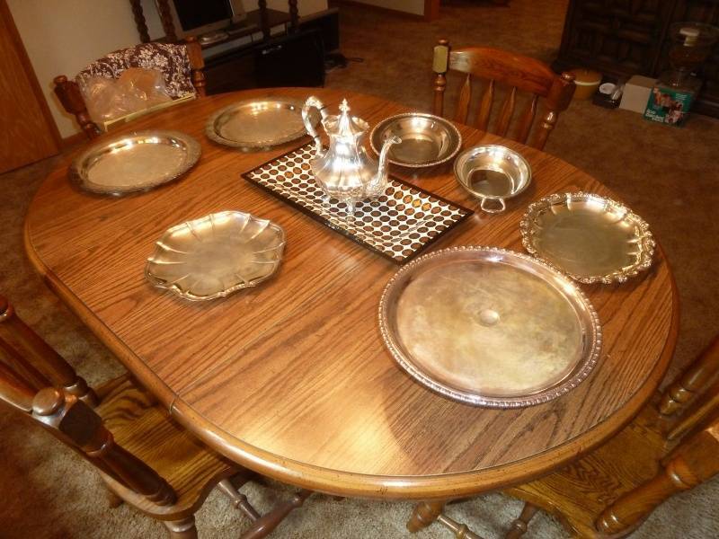 lot 38 image: Silver Serving Set