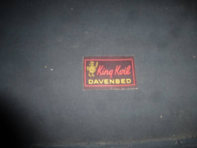 lot 15 image: King Koil Sofa Sleeper
