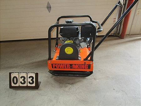 lot 33 image: Power King Plate Compactor