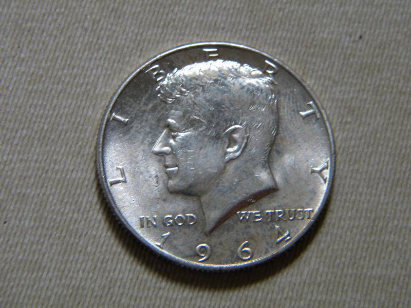 lot 5 image: 1964 Kennedy Silver Half Dollar
