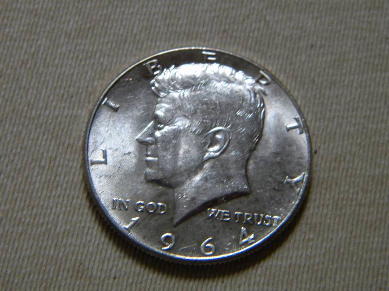 lot 6 image: 1964 Kennedy Silver Half Dollar