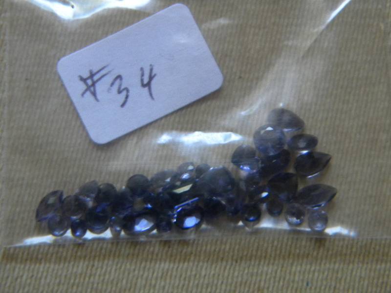 lot 34 image: Iolite Gemstones