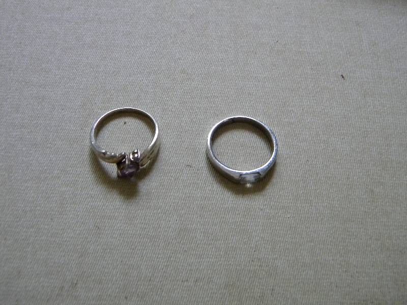 lot 57 image: Sterling Silver Rings