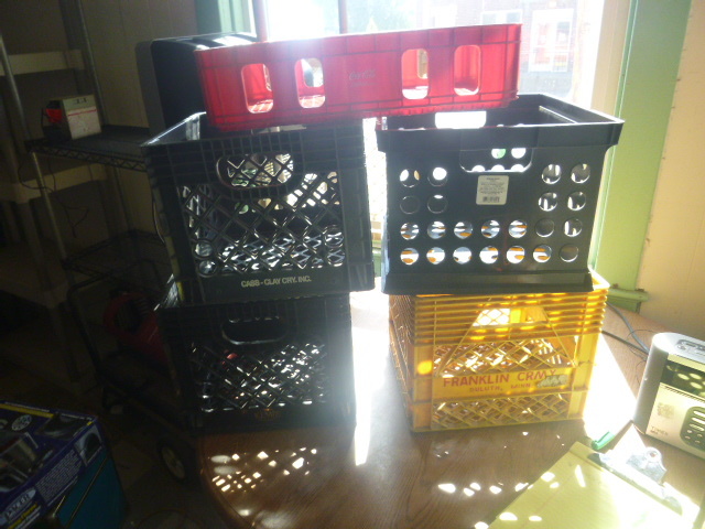 lot 96 image: 4 Milk Crates
