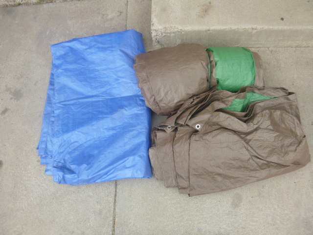 lot 151 image: 3 Large Tarps
