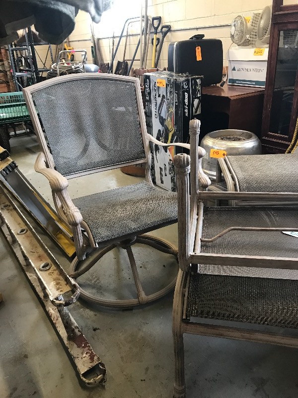OUTDOOR PATIO CHAIRS AND STOOLS  OTTOMANS