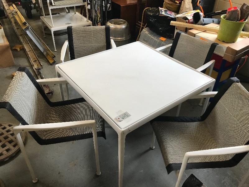 6 CHAIRS & TABLE PATIO  POOL SET