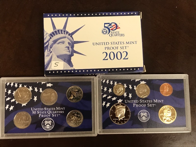 2002 U.S. Proof Set, 10-Piece Set I...