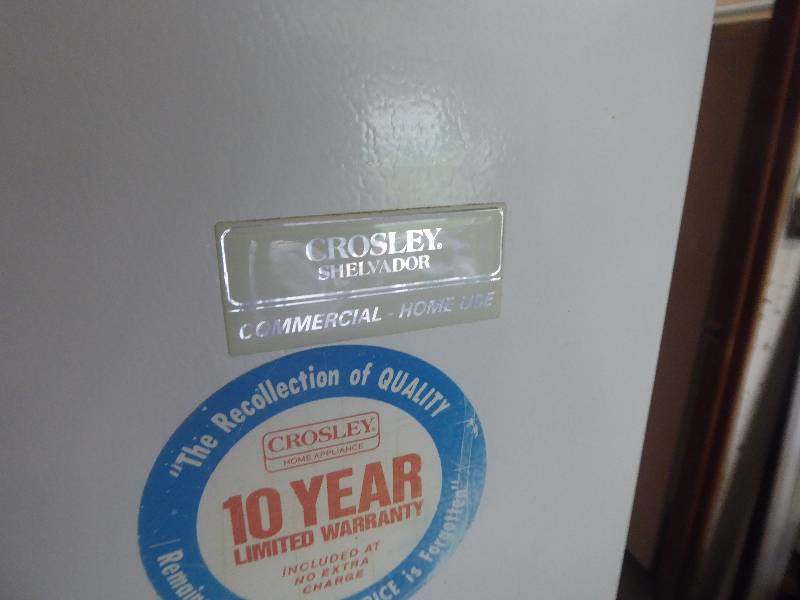 lot 4 image: Crosley Commercial Upright Freezer