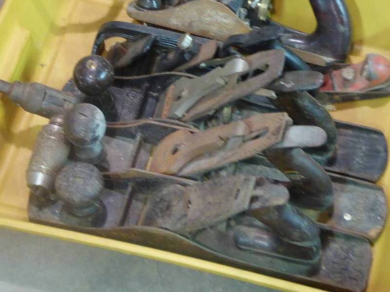 lot 73 image: Lot of Vintage Woodworking Hand Tools