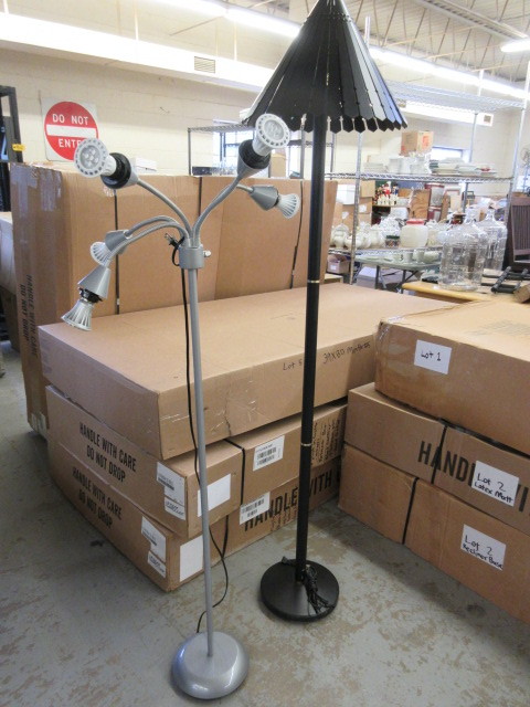 lot 817 image: FLOOR LAMPS