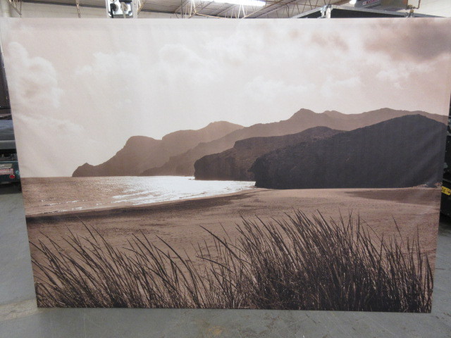 lot 822 image: LARGE PRINT ON CANVAS