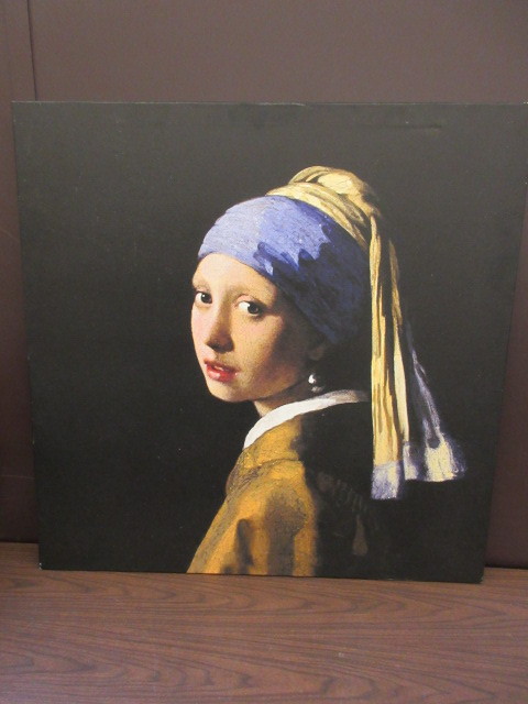 lot 825 image: LARGE PRINT ON CANVAS