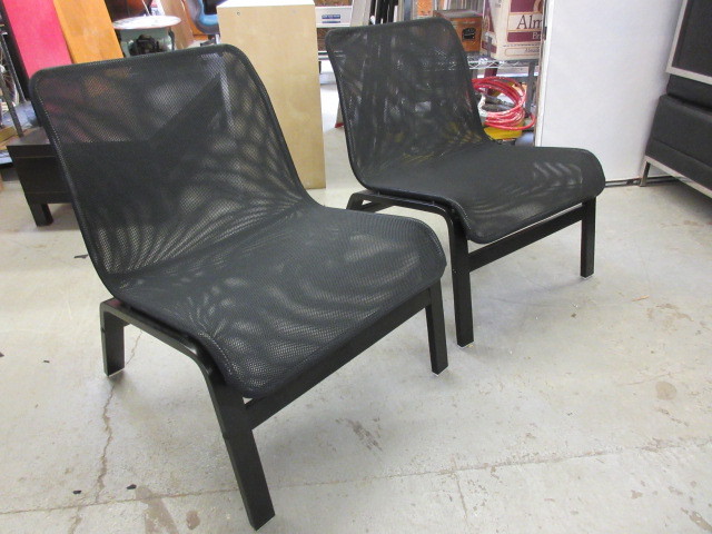 lot 807 image: MESH FABRIC CHAIRS
