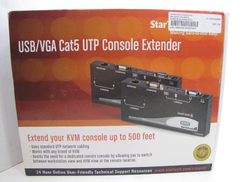 lot 22 image: USBVGA Cat5 UTP Console Extender