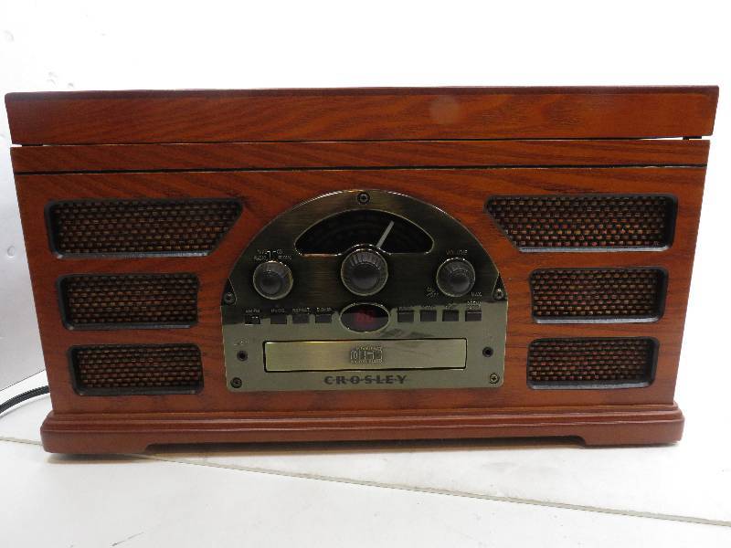 lot 11 image: Crosley Rochester 5 in 1 Entertainment Center