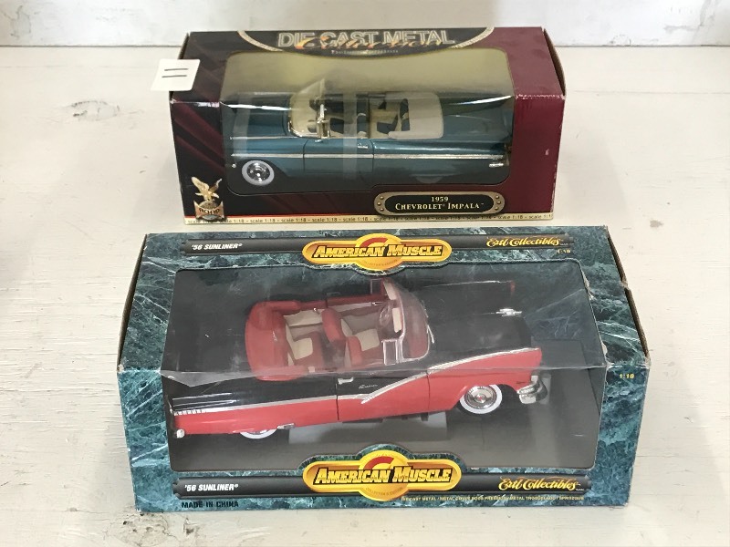 Lot Of (2) 118-Scale Die-Cast Coll...