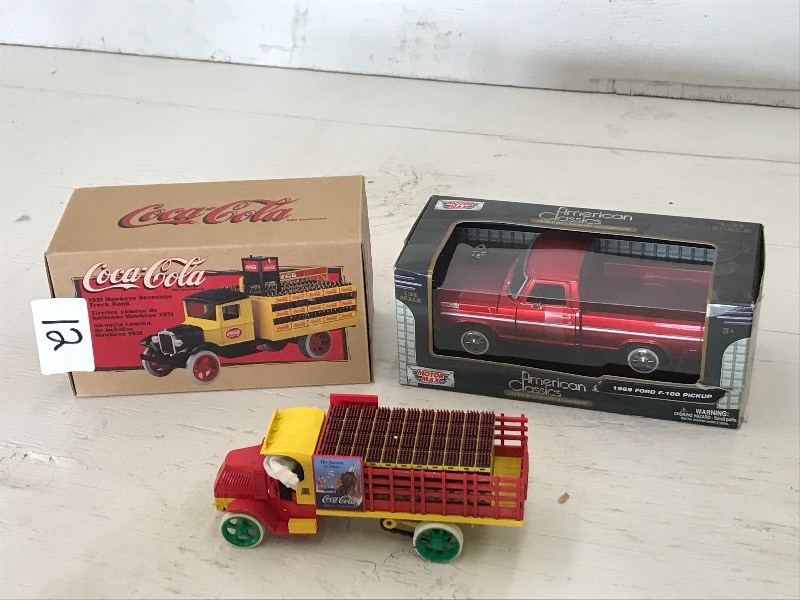 Lot Of (3) Scale Model Die-Cast Col...