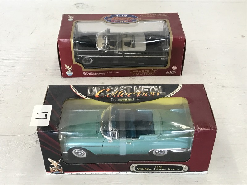 Lot Of (2) 118-Scale Die-Cast Coll...