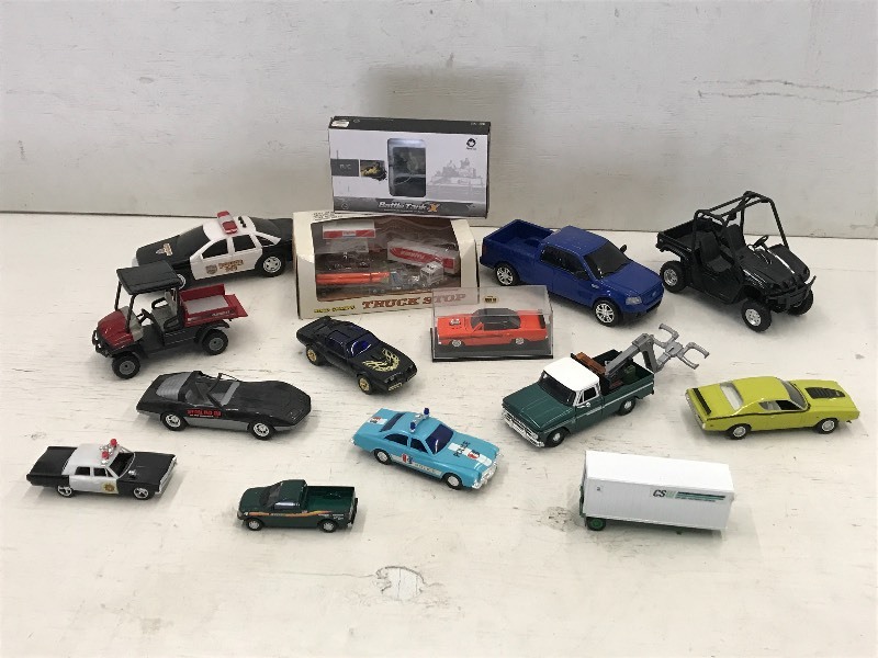 Tote Of Assorted Scale Model Collec...