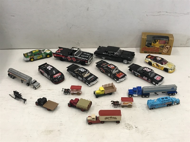 Tote Of Assorted Scale Model Collec...
