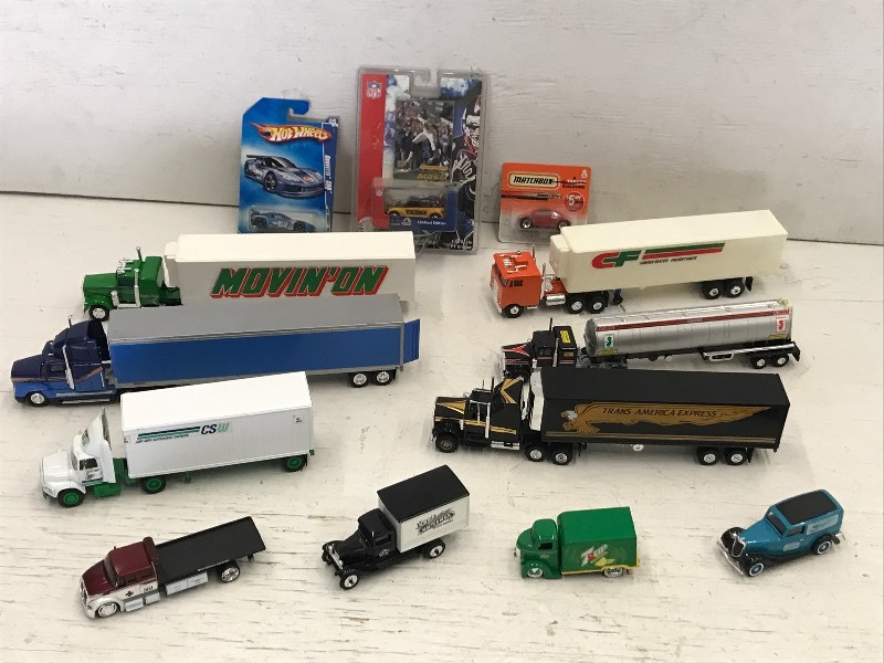 Flat Of Assorted Scale Model Toys &...