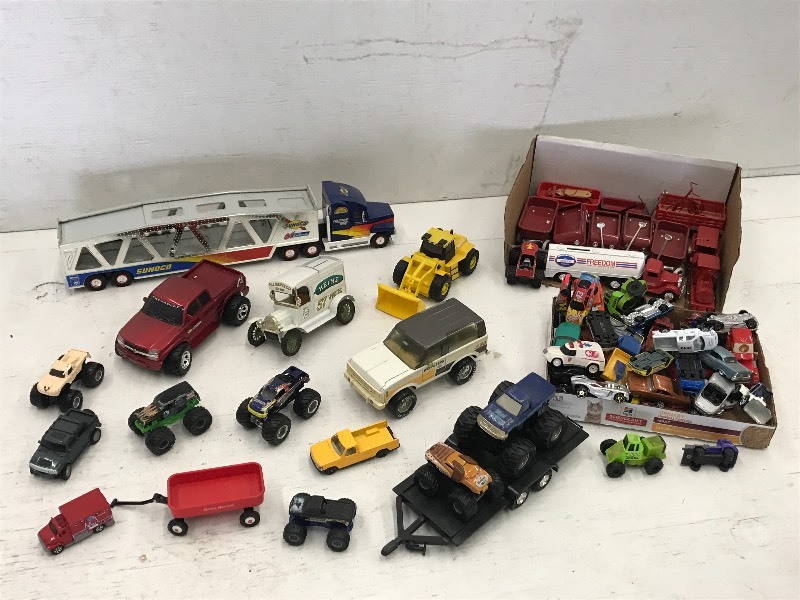 Flat Of Assorted Scale Model Toys &...