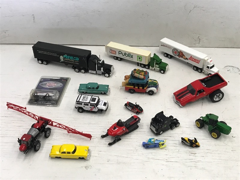 Flat Of Assorted Scale Model Toys &...