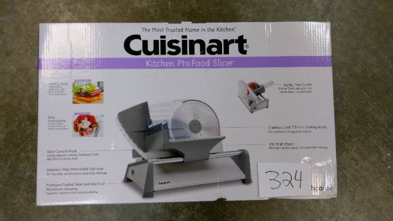Cuisinart Fs 75 Kitchen Pro Food Slicer Gray Pawnworks Crystal Moving Clearout Sale Electronics Speakers Subwoofers Tools Kitchenware Home Goods Lawnmowers More K Bid