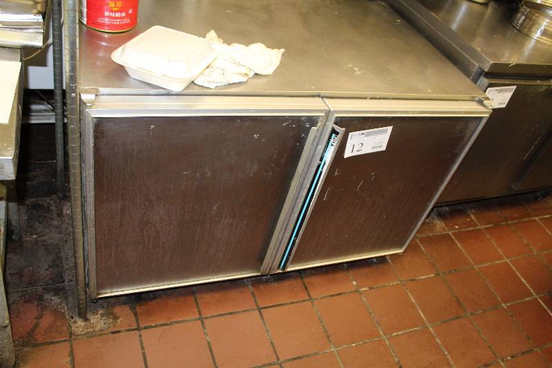 lot 12 image: Silver King Commercial NSF Stainless Steel 2-Door Refrigerator